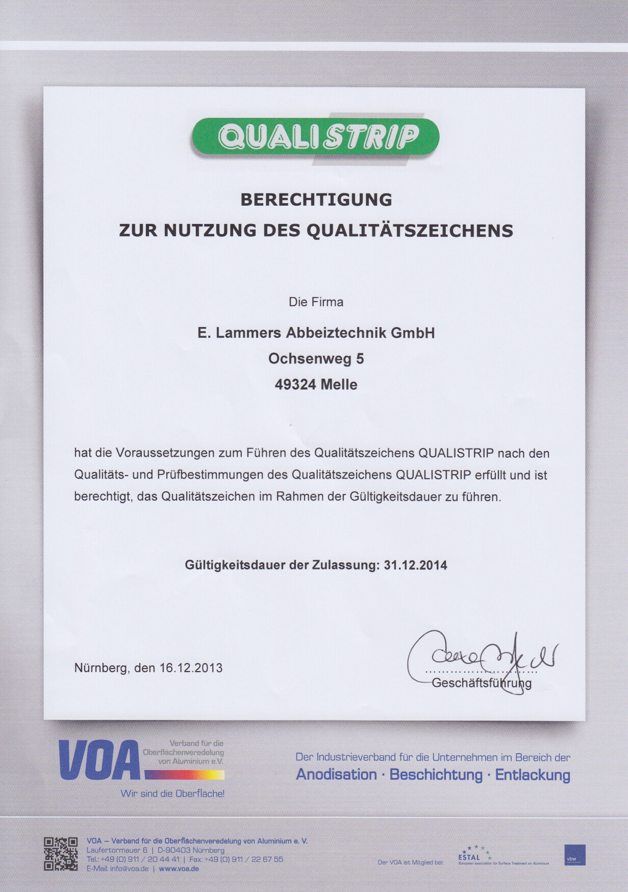 QualiStrip Lammers